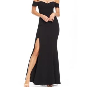 Dress the Population Logan off the shoulder evening dress